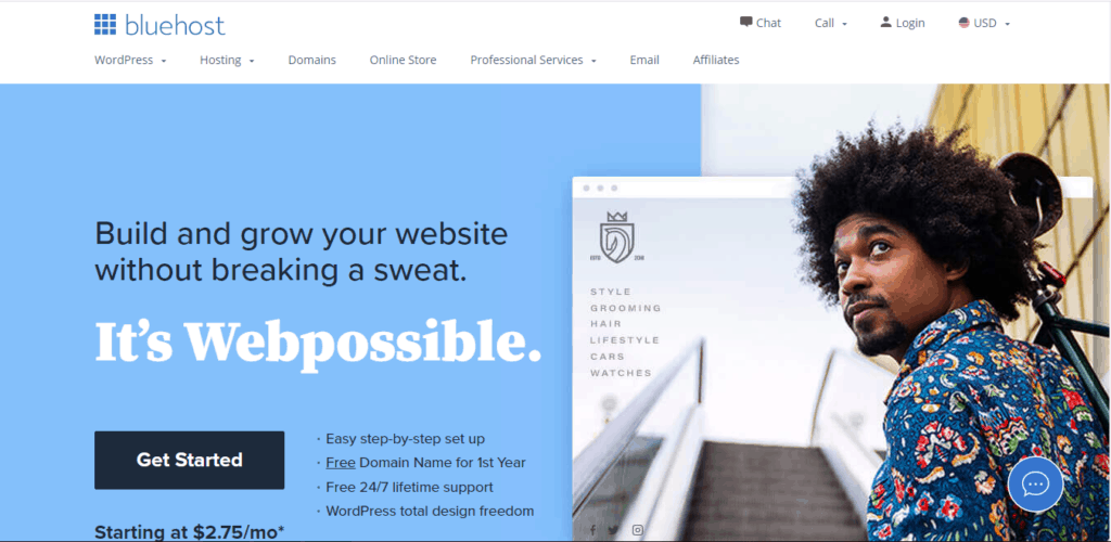 Visit Bluehost.com