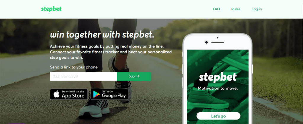 StepBet walking app