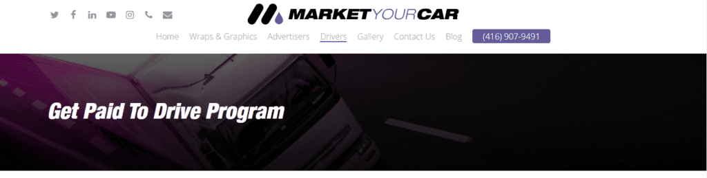 MarketYourCar - Get paid to drive